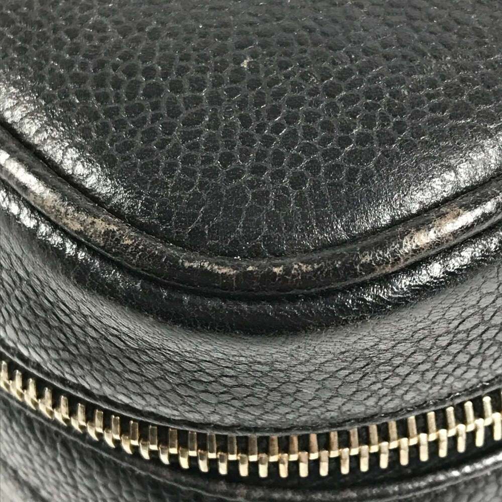 CHANEL Black Caviar Leather Logo Vanity Bag - Picture 12 of 16